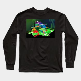 Turtle Pile - Rise of the TMNT Long Sleeve T-Shirt